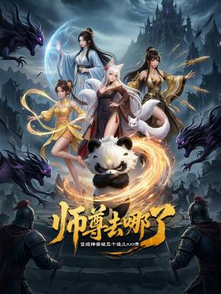 师尊去哪了：变成神兽被五个徒儿rua秃海报
