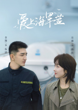 爱上海军蓝海报