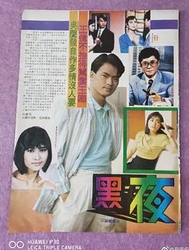 黑夜粤语海报