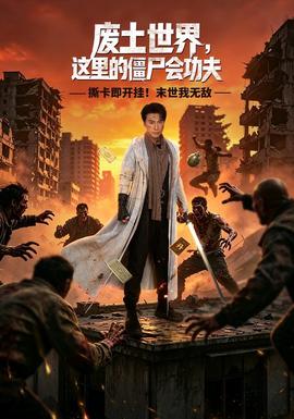 废土世界，这里的僵尸会功夫海报